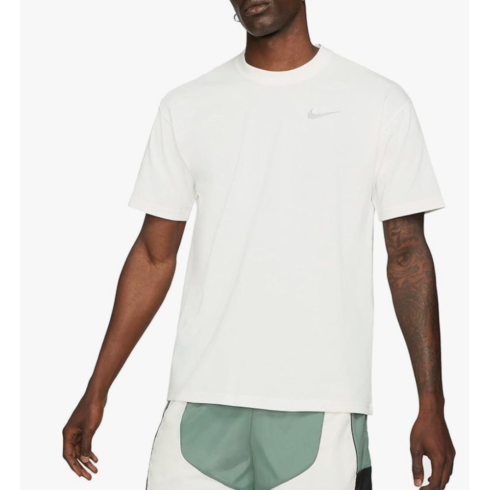 Nike Men Move to Zero T-Shirt Basketball Athletic Performance Workout, Ivory